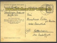 P 836 Behelfsausgabe S�dbaden �berlingen 1946  (15121)