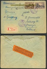 Russland R-Brief Moakau 17.12.1953 nach Holland (21662)