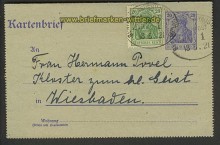Bentheim-Neuenhaus Zug 1 13.5.1921 Kartenbrief (21306)