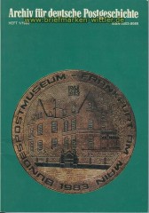 Archiv dt. Postgeschichte dt. Stempelmaschinen (1/1983)