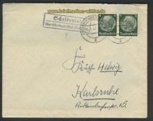 Scheidental �ber Eberbach Landpoststempel 1940 (24216)