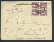 D�nemark Auslands-Zenaur-Brief 1947 (24586)