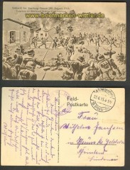 Saarburg-Dieuze sw-AK Mittersheim Schleuse 8 1915 (d4459)