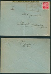 dt. Reich Landpoststempel Liebshausen �ber Br�x 1939 (26917)