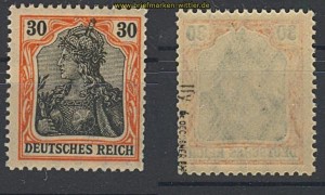 dt. Reich Mi # 89 II y postfrisch gepr�ft Oechs (22105)