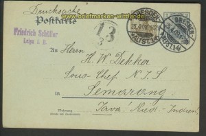 Dt. Reich GSK P 70 Drucksache nach Java 1908 (22220)