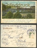 Berlin farb-AK Hochbahn am Wasserthor 1905 (d3152)