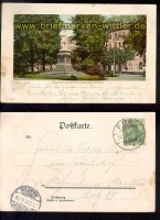 Bad Ems farb-AK Denkmal Kaiser Wilhelm des Gross(k0325)