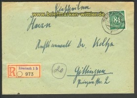 all. Bes. R-Brief Not-R-Zettel Eisenach 1 b 1947(17542)