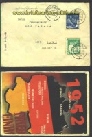 DDR Mi # 298/99 FDC Wolgast12.1.1952 (15150)