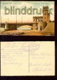Polen Warschau farb-AK dritte Br�cke FP 1. WK  (a0115)