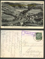 Breitenhain sw-Foto-AK Talsperre + Schlesiertalbaude 1937 (d3881