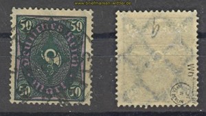 dt. Reich Mi # 209 W b gestempelt gepr�ft Infla (23802)