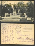 Dessau sw-AK Herzog-Friedrich-Denkmal Feldpost 1914 (d4075)
