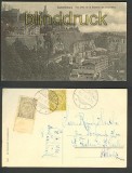 Luxemburg sw-AK Vue prise de la caserne des volontaires 1910 (a0803)