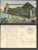 Metz farb-AK Bahnhof Feldpost 1915 (d4433)