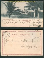 TOGO sw-AK Strandstrasse in LOME 1899  (25023)