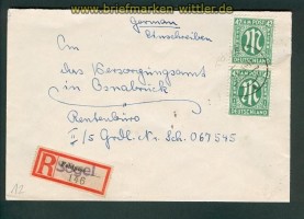 all. Besetzung R-Brief Not-R-Zettel S�gel 1946 (26248)