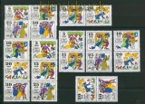 DDR Mi # 1450/55 Zdr. WZd 201 - SZd 99 postfrisch (26375)