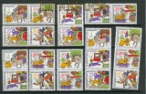 DDR Mi # 1717/22 Zdr. WZd 260 - SZd 121 postfrisch (26397)