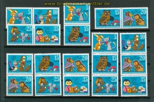 DDR Mi # 1807/12 Zdr. WZd 287 - SZd 130 postfrisch (26406)