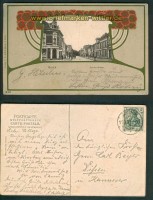 Aurich farb-AK Norderstrasse 1907 (d5118)
