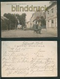 Cr�py-en-Valois farb-AK Place Gambetta 1914  (a0853)