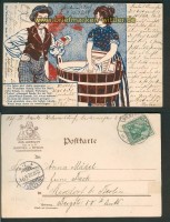 Reklame-AK Seifenfabrik Luhn Berlin 1902 (d5418)