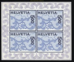 Schweiz Mi # 1726 Stickereimarke Kleinbogen postfrisch (29073)