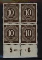 all. Besetzung Mi # 918 postfrischer 4er-Block mit HAN 4131.47 1 (29113)