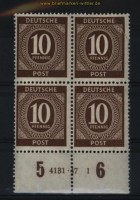 all. Besetzung Mi # 918 postfrischer 4er-Block mit HAN 4131.47 1 (29117)