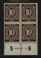 all. Besetzung Mi # 918 postfrischer 4er-Block mit HAN 4131.47 2 (29121)