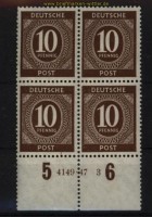 all. Besetzung Mi # 918 postfrischer 4er-Block mit HAN 4149.47 3 (29126)
