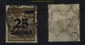 Deutsches Reich Mi # 283 gestempelt gepr�ft Infla Berlin (27846)