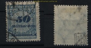 Deutsches Reich Mi # 330 A gestempelt gepr�ft Infla Berlin (27854)
