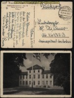 Deutsches Reich Feldpost 2. WK sw-AK Gebietsf�hrerschule der HJ Trittau 1944 (27994)