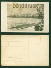 Juist Nordseebad sw-AK Sturmflut 1932 (d10407)