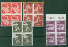 Berlin Mi # 582/86 postfrische 4er-Blcke Industrie und Technik (58505)