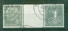 Bund Zusammendruck Mi # WZ 15 b X gestempelt Heuss-Zusammendruck (58537)
