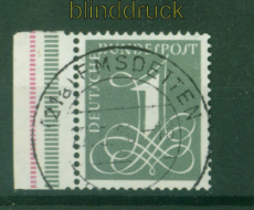 Bund Mi #  285 Y I gestempelt Emsdetten 27.5.1960 Erstauflage (58545)