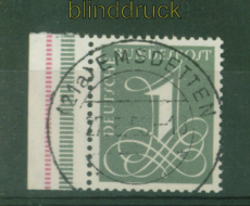 Bund Mi #  285 Y I gestempelt Emsdetten 27.5.1960 Erstauflage (58546)