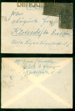 Bund Mi #  165 (2) MeF Postkrieg # 53 PK I geschwrzt Fernbrief in die DDR(58585