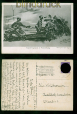 dt. Reich Infanteriegesch�tz Feuerstellung Berlin 25.3.1942 n D�sseldorf (57870)