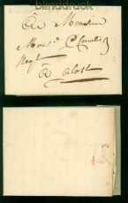 Belgien Vorphilatelie Ath 7.11.1785 nach Alost (58572)