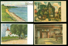 Nordschleswig-Bilder des Schulvereins 8 farb-AK Bilder Nr. 1 bis 8 ungebr(d10413
