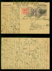 Oberschlesien GSK P 4 mit # 16 und 17 MiF Knigshtte 4.4.1921 nach Wohlau(57610