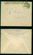 Oberschlesien Mi # 21 EF Fernbrief Bladen 1921 nach Regensburg (57674)