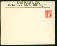 Schweiz Privat-GSU # PrU 200 Gebrder Roth, Oftringen ungebraucht (58293)