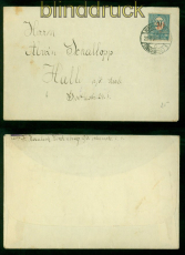 Oberschlesien Mi # 11 EF Fernbrief Hindenburg 29.3.1920 nach Halle/Saale  (57693)
