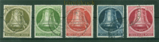 Berlin Mi #  82/86 gestempelt Glockensatz Klppel rechts (58382)